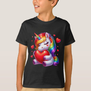 Camiseta Coração Bonita Com Dia de os namorados De Coração