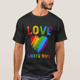 Camiseta Coração Bonito, Arco-Íris Adquira Orgulho Lgbt Mês