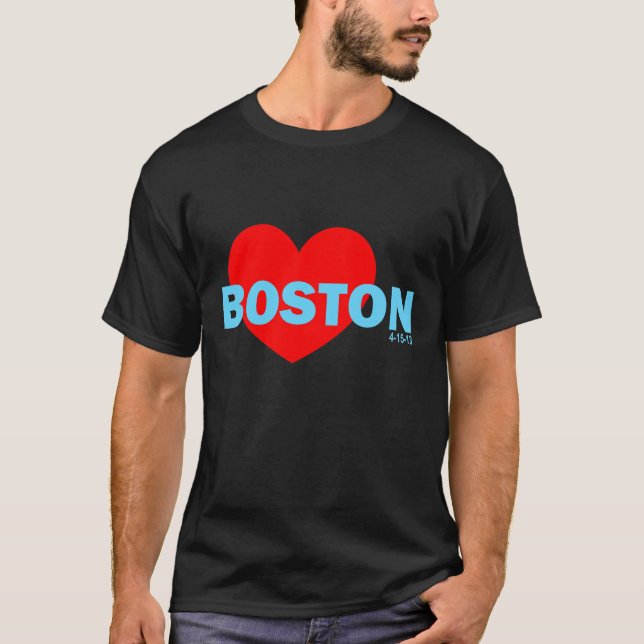 Camiseta Coração Boston 4 15 2013 (Frente)