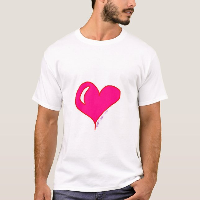 Camiseta Coração Brilhante (Frente)