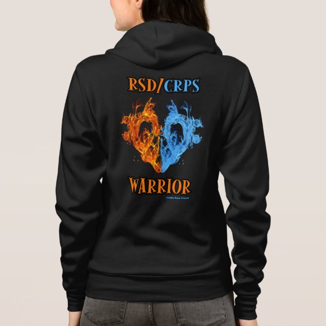 Camiseta Coração/Chamas...RSD/CRPS (Verso)