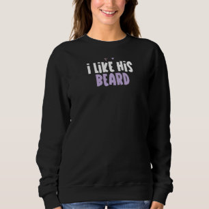 Camiseta Coração Colorida Eu Gosto Da Barba Dele Dizendo