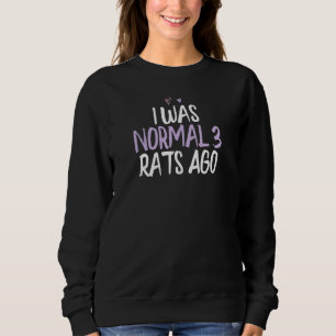 Camiseta Coração Colorido Eu Era Normal Há 3 Ratos Dizendo 
