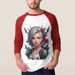 Camiseta Coração com Cornos