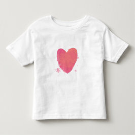 Camiseta Coração Coração Rosa