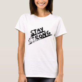Camiseta Coração Corajoso: Fique Forte - Suporte e Autocuid