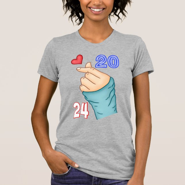 Camiseta Coração Coreano 2024 (Frente)
