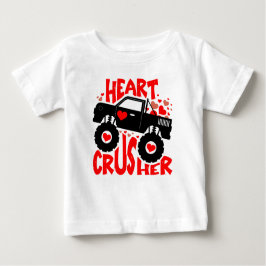 Camiseta Coração Crusher, Dia de os namorados impressão grá