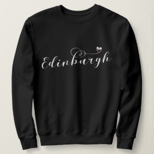 Camiseta Coração da bandeira de Edimburgo, Edinburgher
