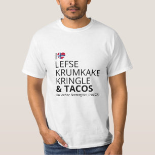 Camiseta Coração da Bandeira Personalizada da Noruega   Nor
