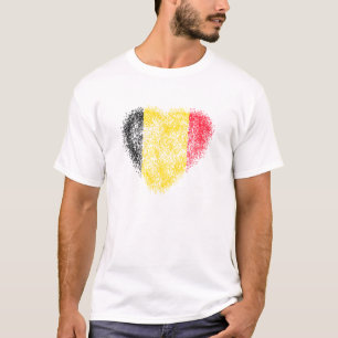 Camiseta Coração da Bélgica