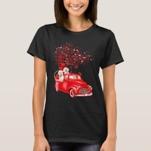 Camiseta Coração da Borboleta Namorados Vermelha Anidormal
