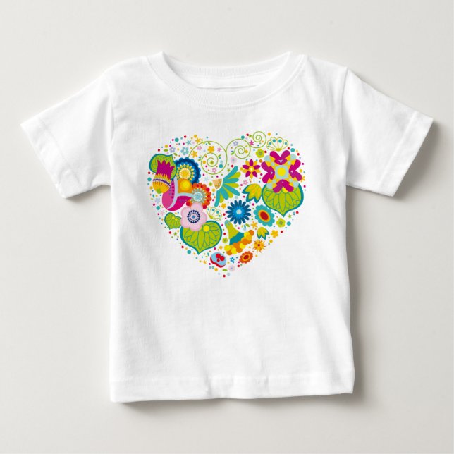 Camiseta Coração da flor (Frente)