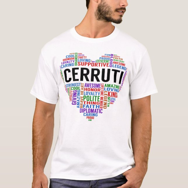 Camiseta Coração da Legenda CERRUTI (Frente)