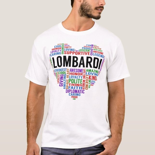 Camiseta Coração da Legenda LOMBARDI (Frente)