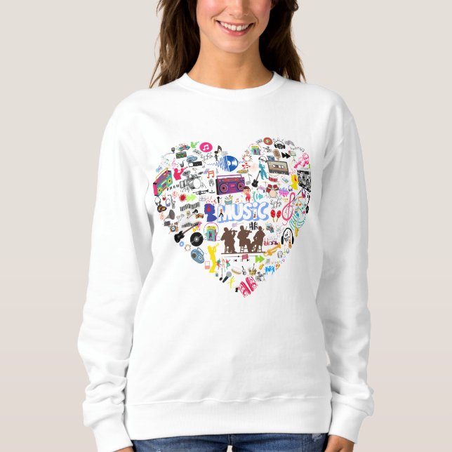 Camiseta Coração da Música (Frente)