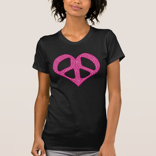 Camiseta Coração da paz (Frente)