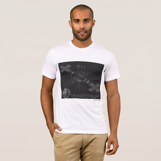 Camiseta Coração da psique (Frente Completa)