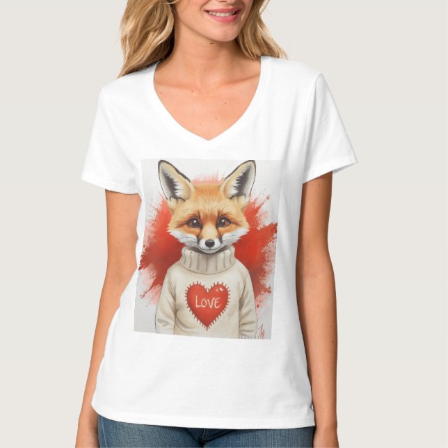 Camiseta Coração da Raposa  (Frente)