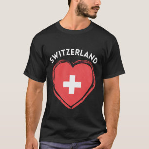 Camiseta Coração da Suíça
