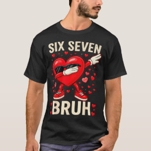 Camiseta Coração Dabbing 67 Bruh Engraçado Homens Meninos V