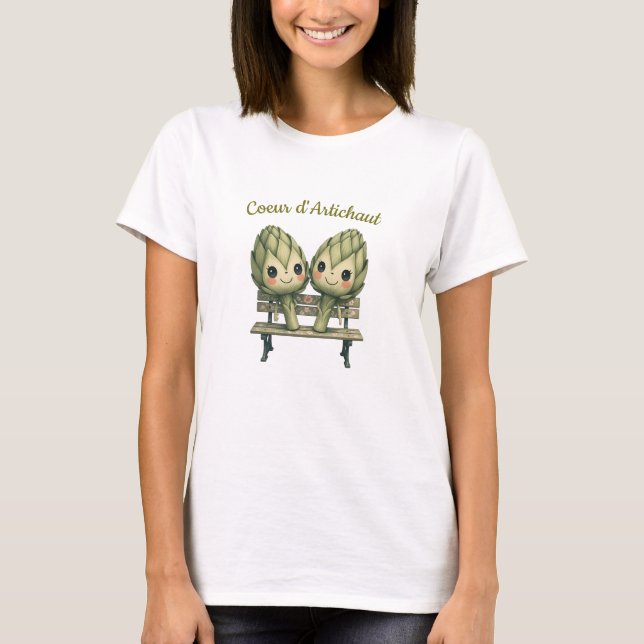 Camiseta Coração de Alcachofra (Frente)