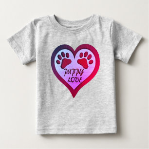 Camiseta Coração de amor com estampas