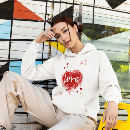 Camiseta Coração de Amor em Vermelho Dia dos Namorados