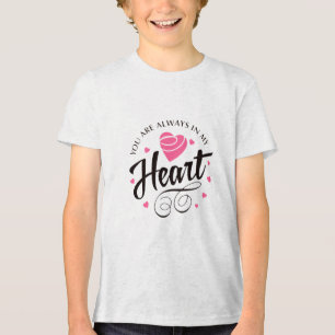 Camiseta Coração de Amor Romântico