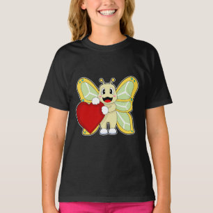 Camiseta Coração de Borboleta