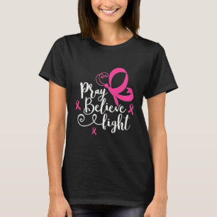 Camiseta Coração de borboleta rosa Eu sou um Cancer de so
