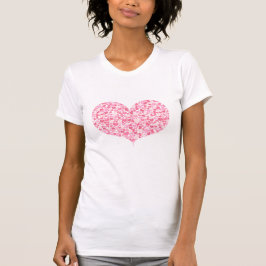 Camiseta Coração de Camiseiros-T femininos