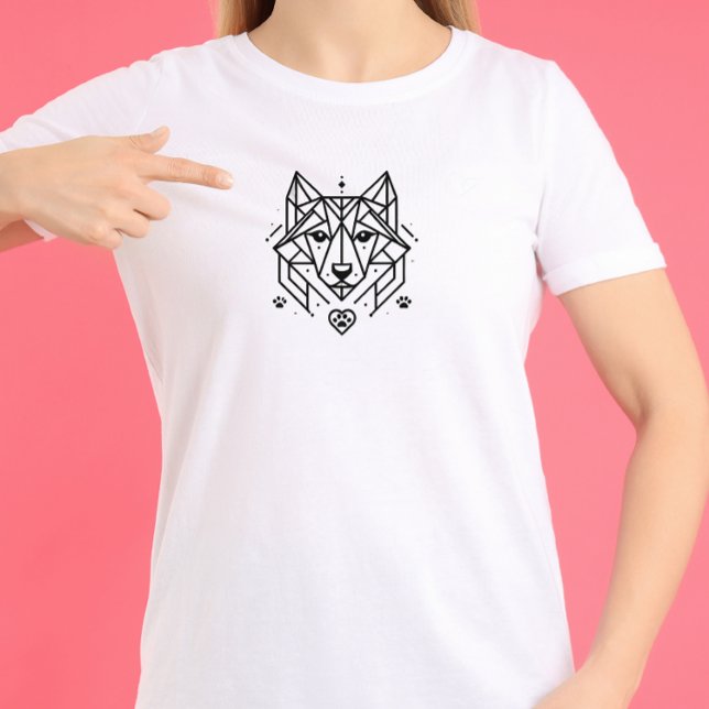 Camiseta coração de cão (Criador carregado)