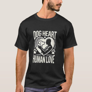 Camiseta Coração de Cão Amor Humano