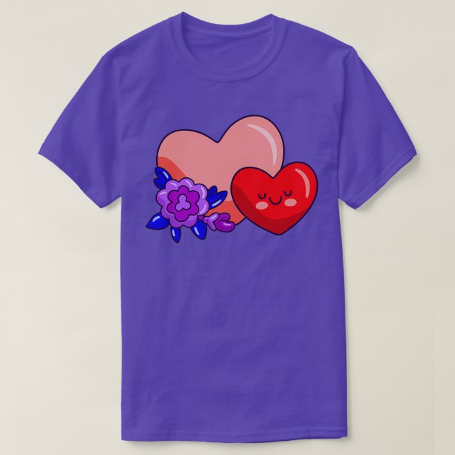 Camiseta Coração de casamento (Frente do Design)