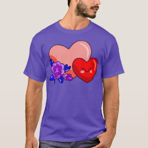 Camiseta Coração de casamento