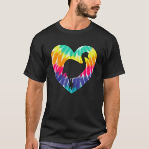 Camiseta Coração de Casuarina com Impressão Tie Dye para Pá