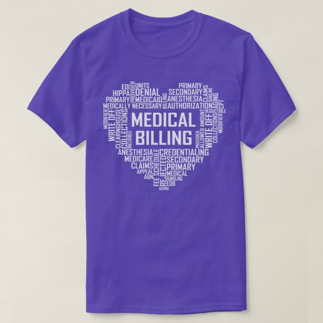 Camiseta Coração de Cobrança Médica (Frente do Design)