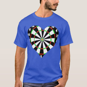 Camiseta Coração de Conselho de Olhos de Lâmina de Placa de