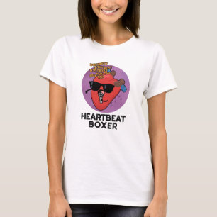 Camiseta Coração de Coração de Música Curta de Pulso B