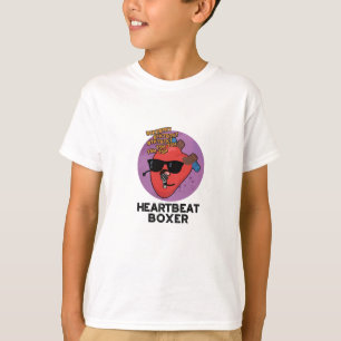 Camiseta Coração de Coração de Música Curta de Pulso B