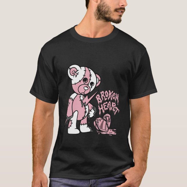 Camiseta Coração de Coração Quebrada de Natal 1 Goma de Bol (Frente)