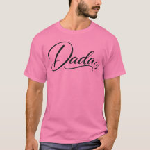 Coração de Dada Elegante Tipografia Dia dos Pais