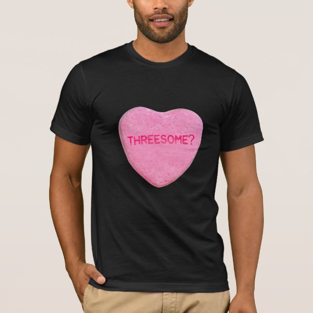 Camiseta Coração de Doce de Três (Frente)