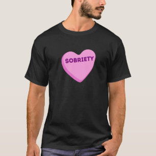Camiseta Coraçāo de Doce Sobriedade - Presentes de Sobrieda