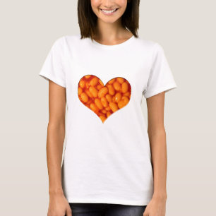 Camiseta Coração de feijão cozido