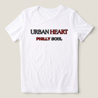 Camiseta CORAÇÃO DE FILADÉLFIA URBANO CORAÇÃO Cinza Vermelh