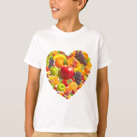 Coração de Fruta 3D – Design de Coração de Fruta d