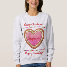 Camiseta Coração de Gingerpão Alemão Molhado De Doces