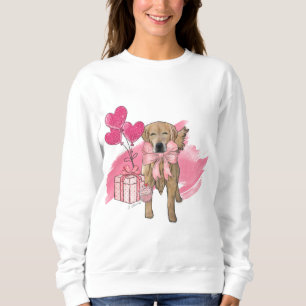 Camiseta Coração de Golden Retriever